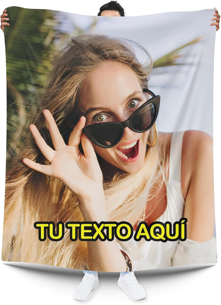 Manta Personalizada Regalo de Abuelos a Nietos