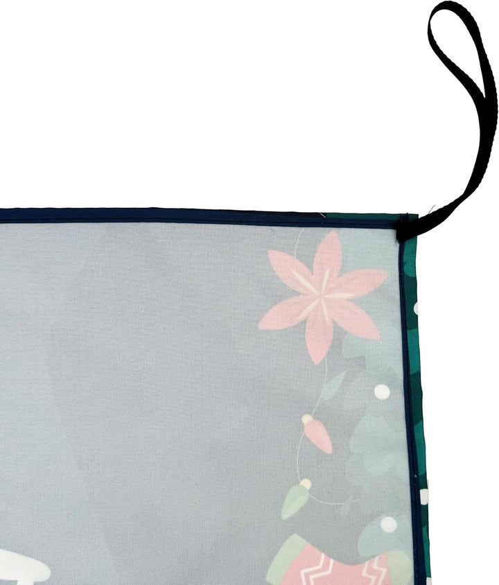 Balconera personalizada colgada en un balcón, tejido resistente | Banderas Porras