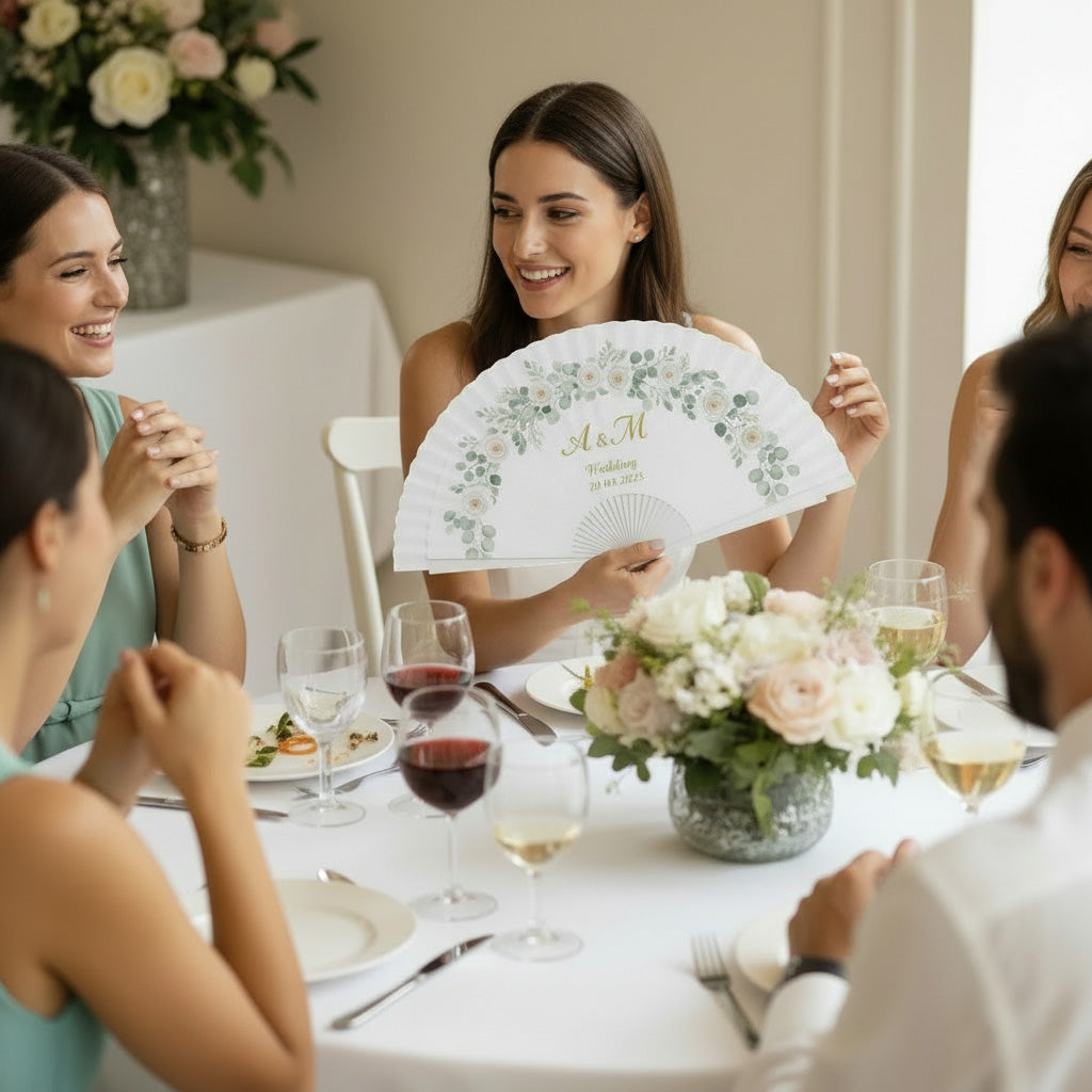 ABANICOS BODAS PERSONALIZADOS