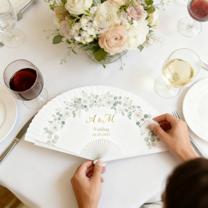 ABANICOS BODAS PERSONALIZADOS