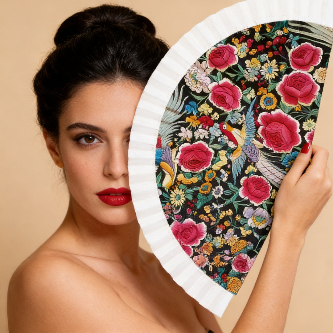 Abanico Mantón Manila CLÁSICO