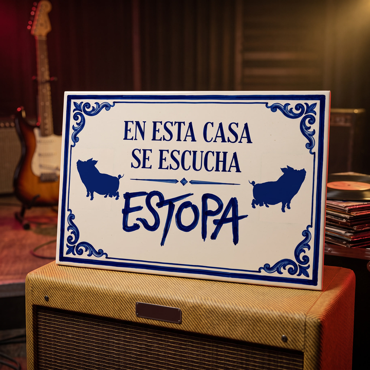 Azulejo homenaje "Estopa"