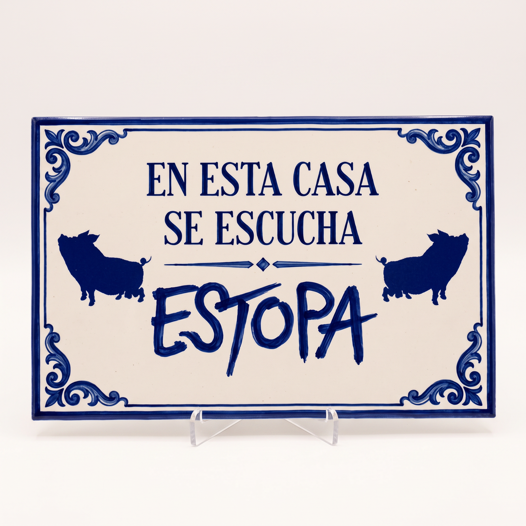 Azulejo homenaje "Estopa"