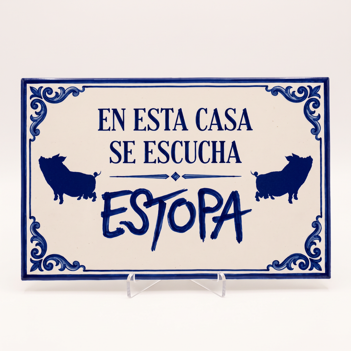 Azulejo homenaje "Estopa"