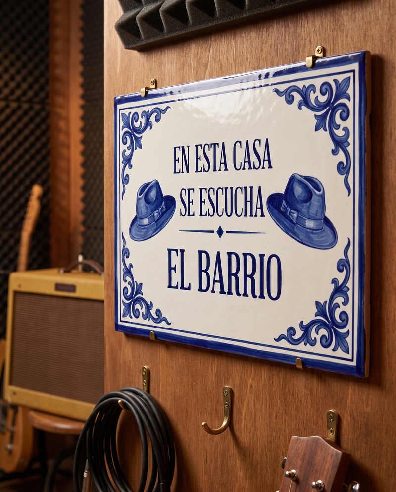 Azulejo homenaje El Barrio