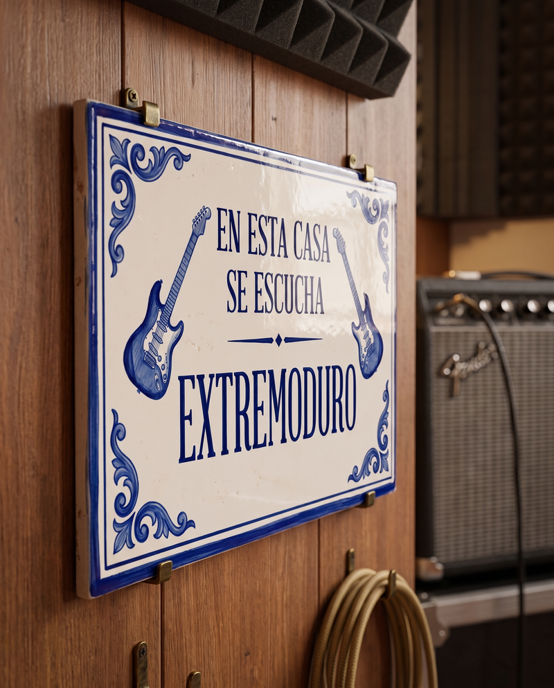 Azulejo homenaje Extremoduro