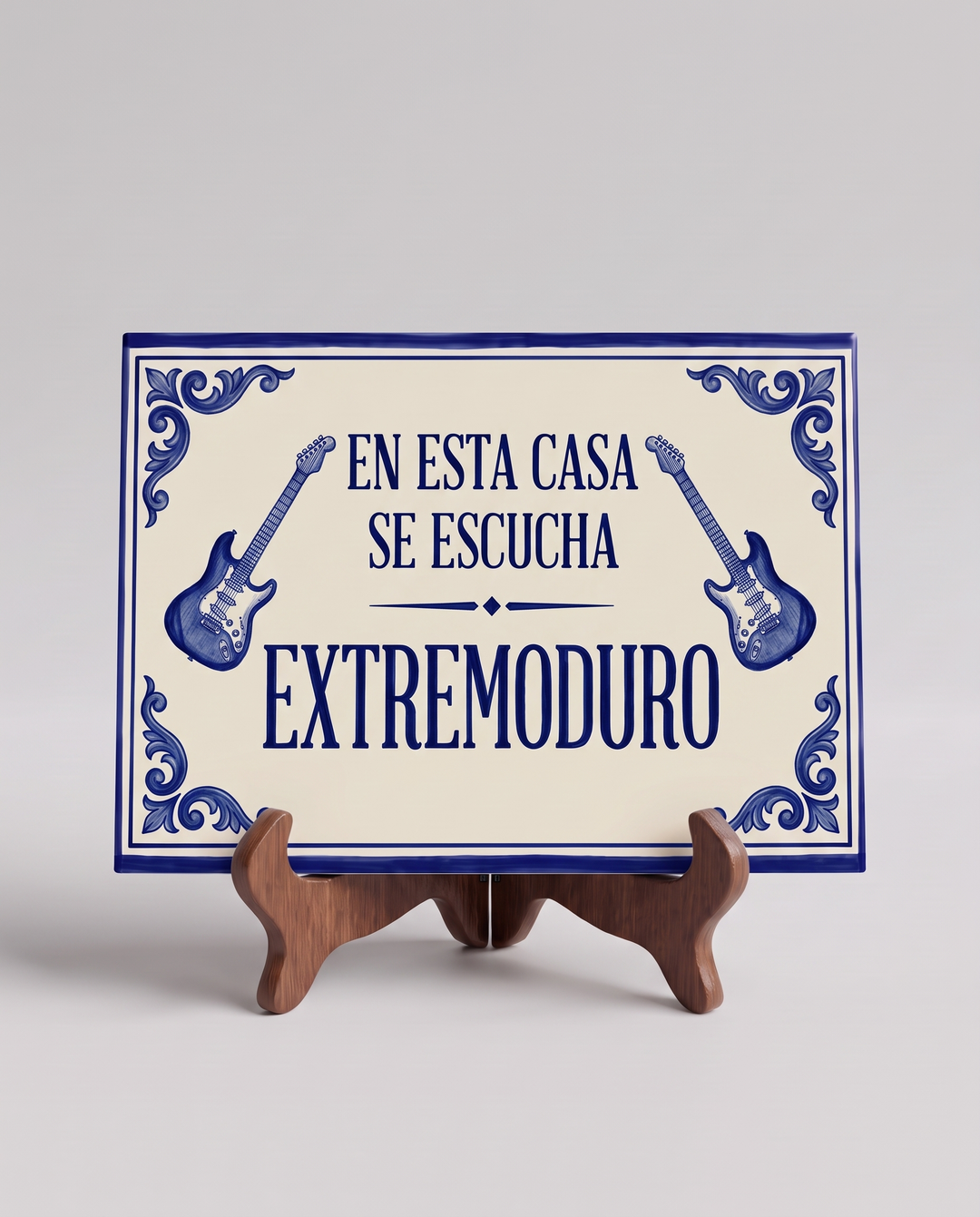 Azulejo homenaje "Extremoduro" 30x20 cm.