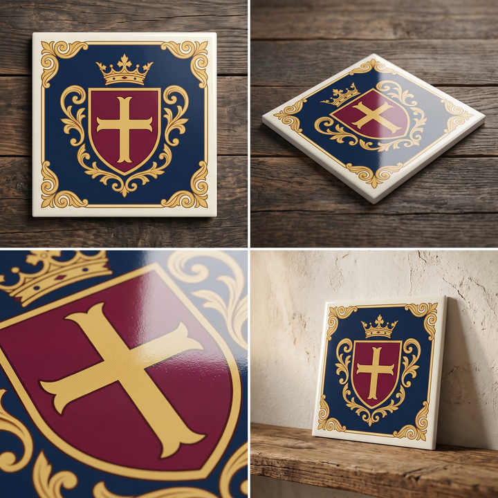 Azulejo Personalizado con tu Imagen — Escudo de Hermandad, Foto o Diseño