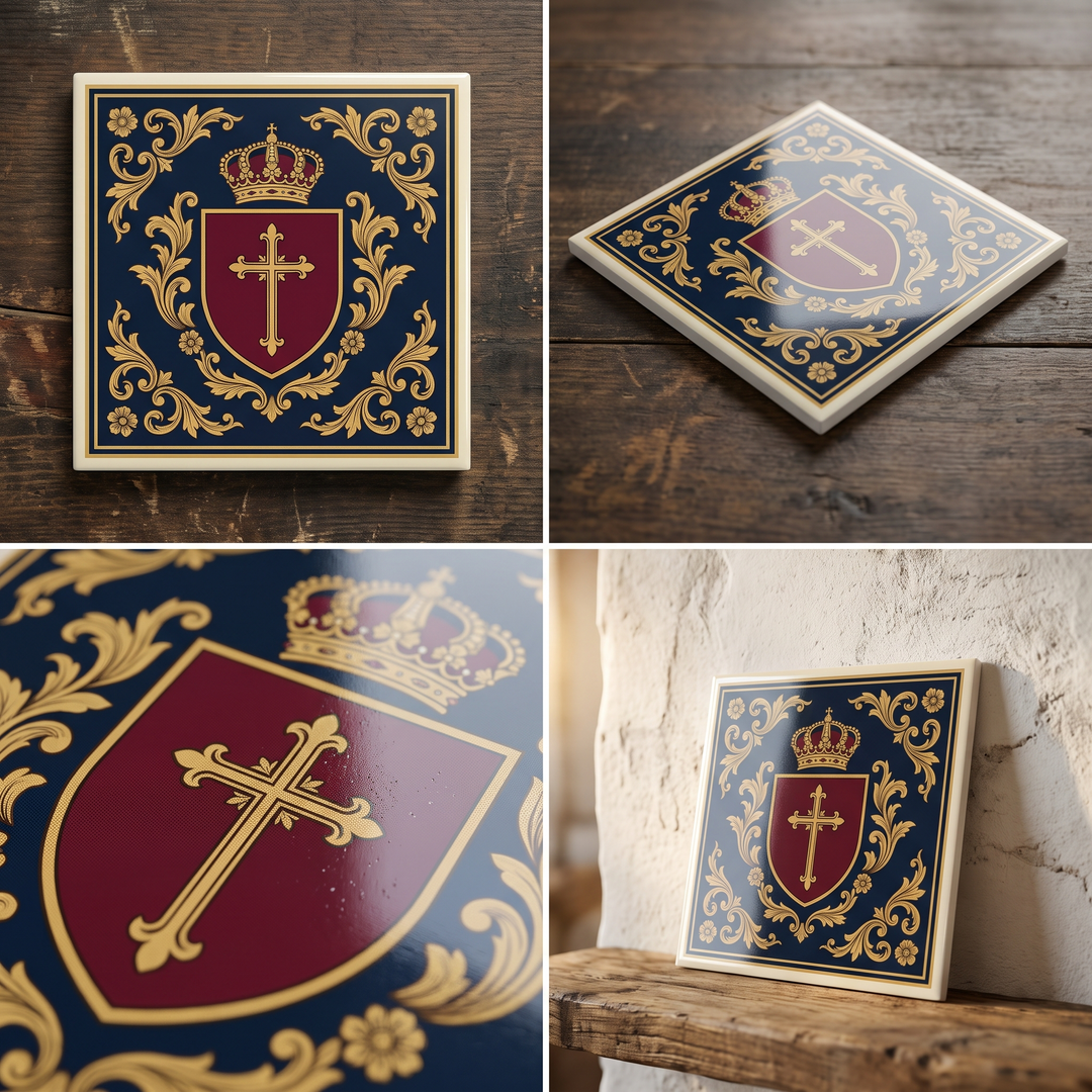 Azulejo Personalizado con tu Imagen — Escudo de Hermandad, Foto o Diseño