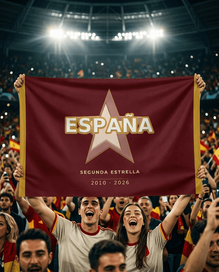 Bandera España SEGUNDA ESTRELLA