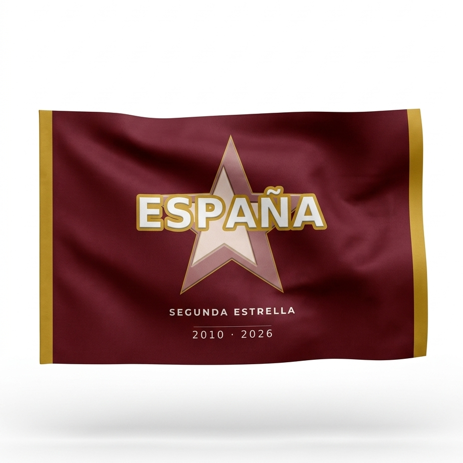 Bandera España SEGUNDA ESTRELLA
