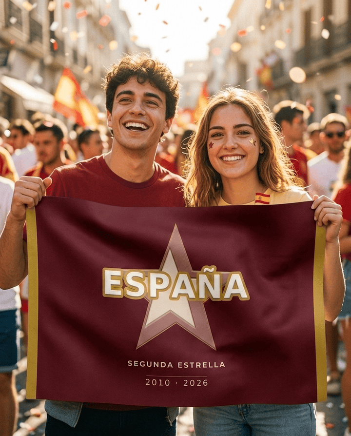 Bandera España SEGUNDA ESTRELLA