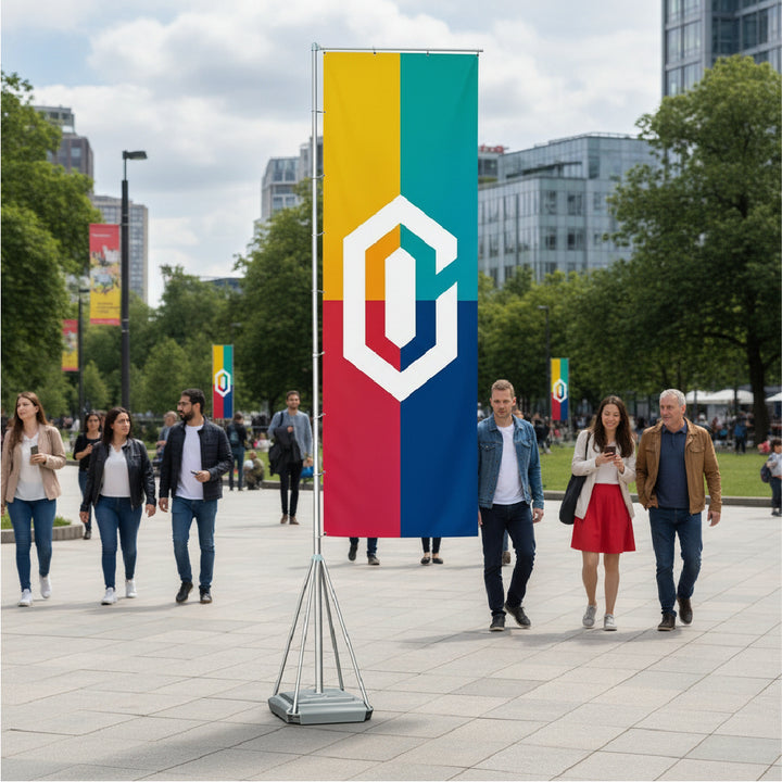 MÁSTIL TELESCÓPICO + BANDERA