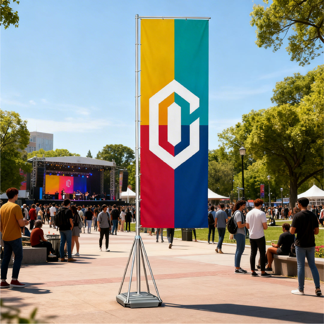 MÁSTIL TELESCÓPICO + BANDERA