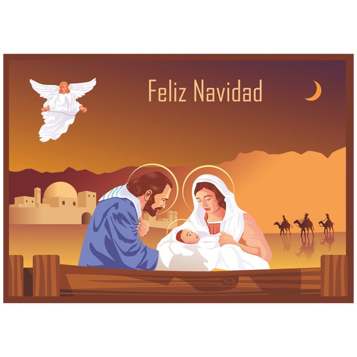 Diseño de la balconera de Navidad Feliz Navidad modelo 34 | Banderas Porras
