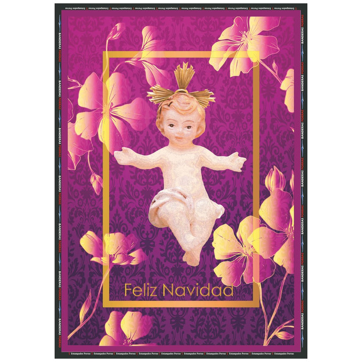 Diseño de la balconera de Navidad Feliz Navidad modelo 43 | Banderas Porras