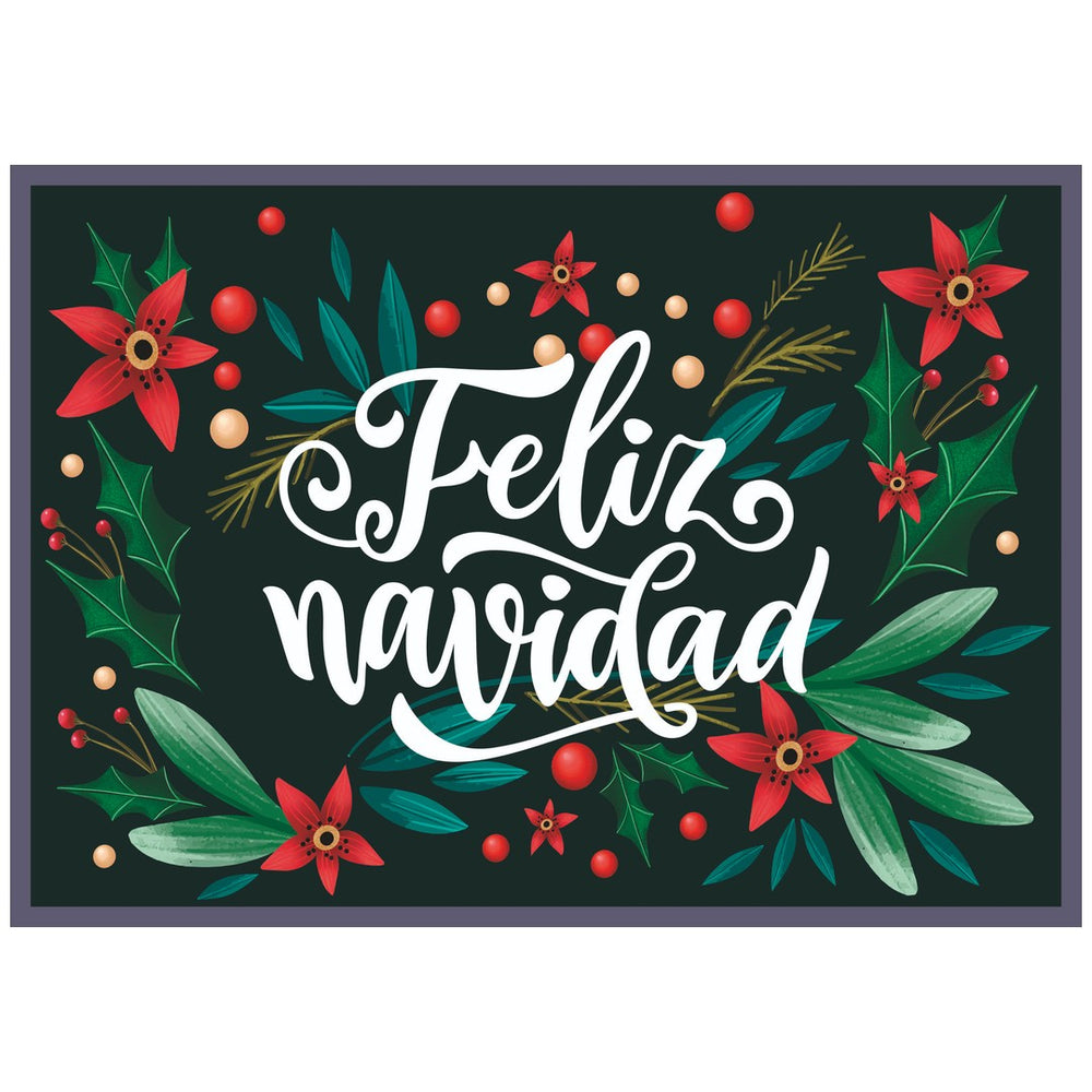 Diseño de la balconera de Navidad Feliz Navidad modelo 47 | Banderas Porras