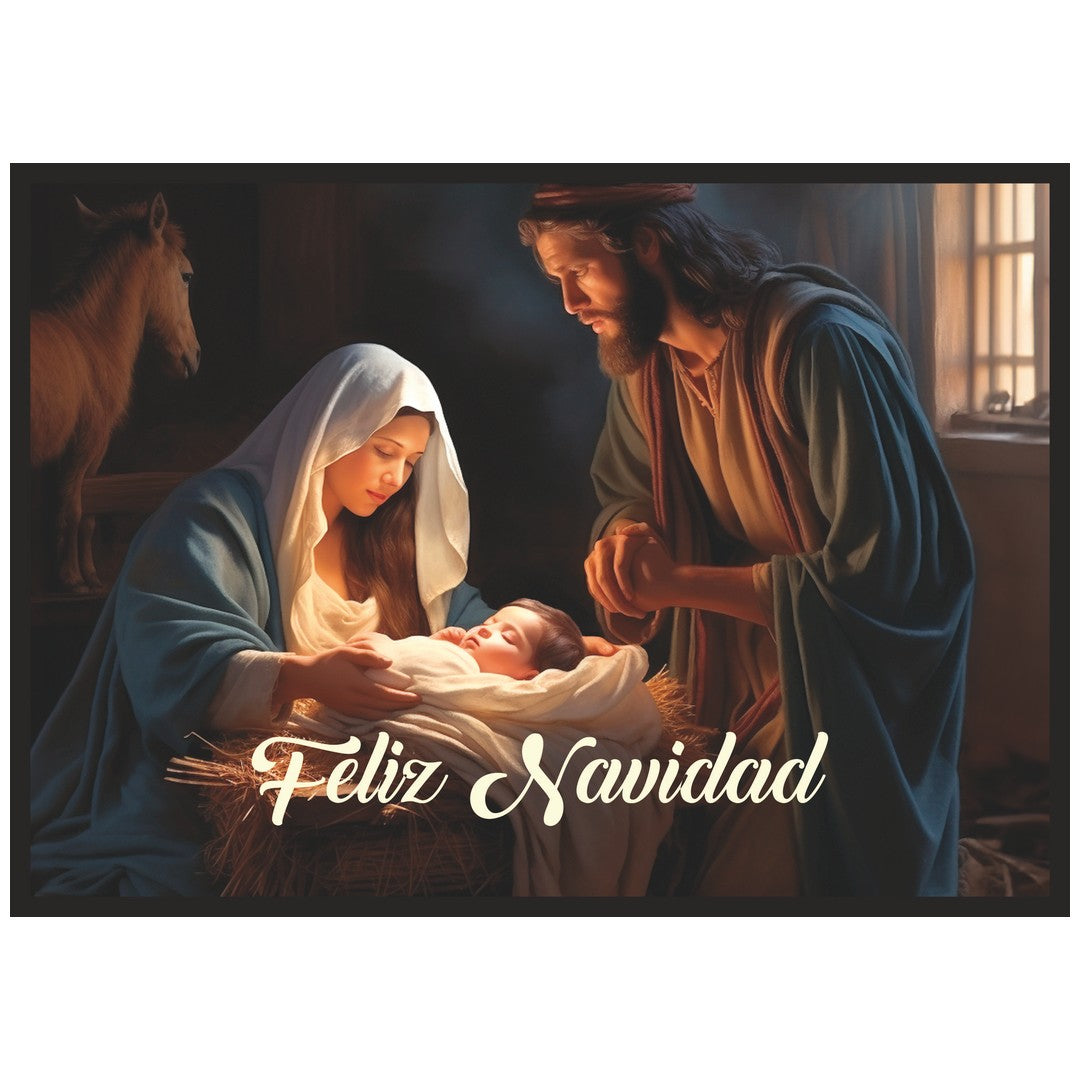 Diseño de la balconera de Navidad Feliz Navidad modelo 80 | Banderas Porras