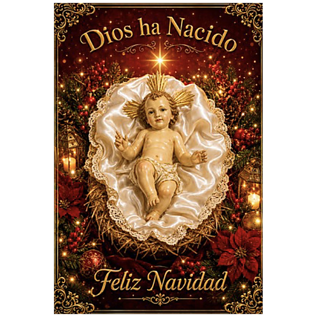 Diseño de la balconera de Navidad Feliz Navidad modelo 85 | Banderas Porras