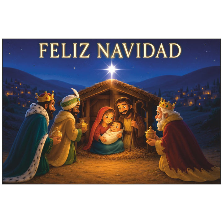 Diseño de la balconera de Navidad Feliz Navidad modelo 94 | Banderas Porras