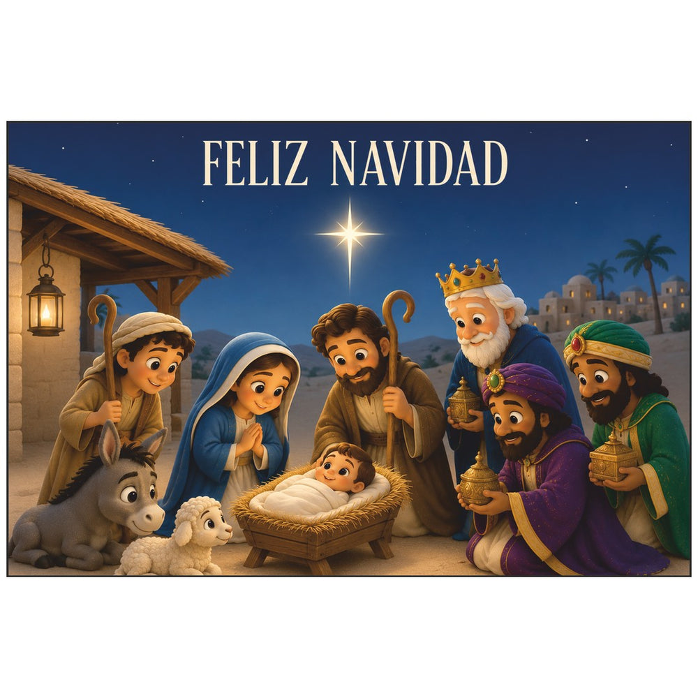 Diseño de la balconera de Navidad Feliz Navidad modelo 96 | Banderas Porras