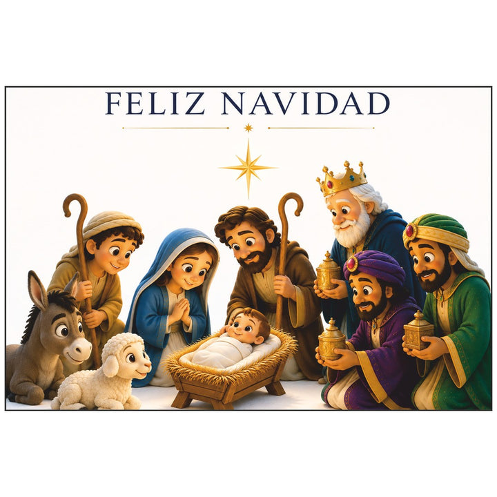 Diseño de la balconera de Navidad Feliz Navidad modelo 97 | Banderas Porras