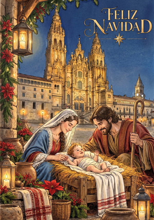 Balconera de Navidad de Santiago de Compostela