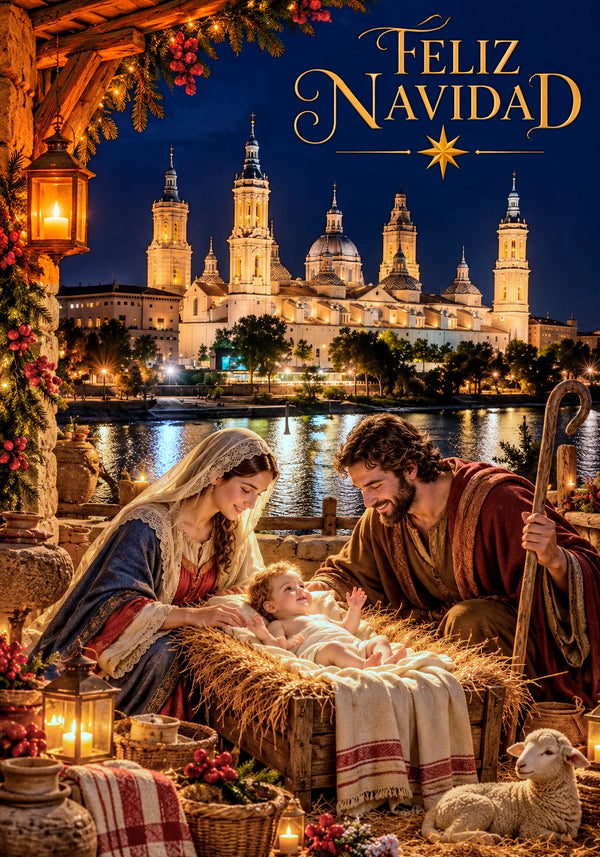 Balconera de Navidad de Zaragoza