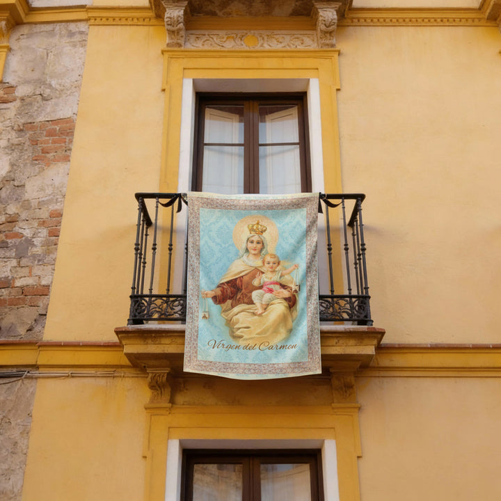 Balconera Virgen del Carmen (Celeste)