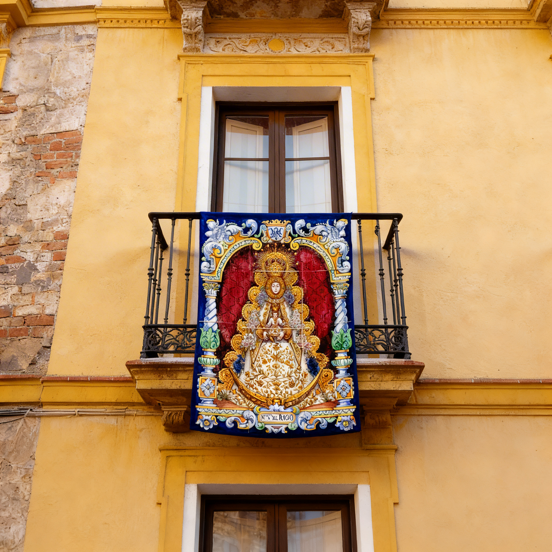 Balconera Virgen del Rocío - Azulejo