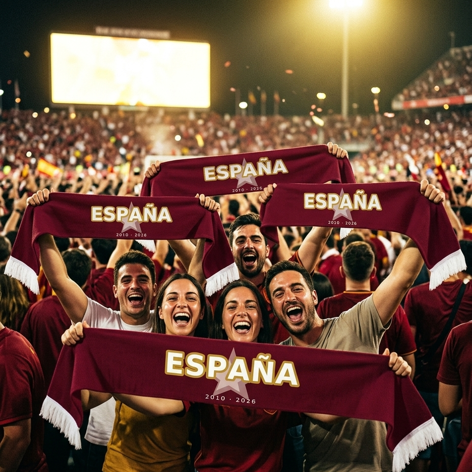 Bufanda España SEGUNDA ESTRELLA