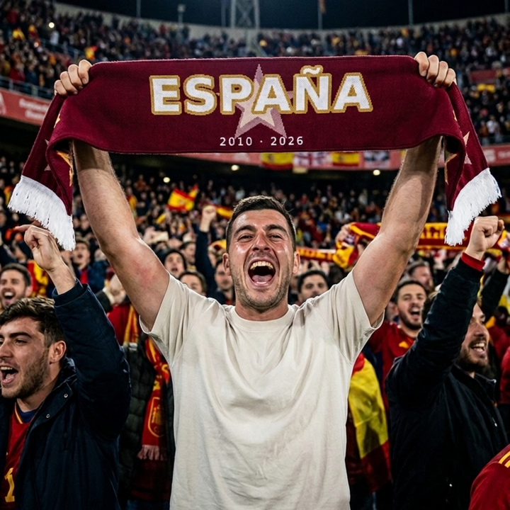 Bufanda España SEGUNDA ESTRELLA