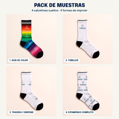 PACK DE MUESTRAS DE CALCETINES PERSONALIZADOS