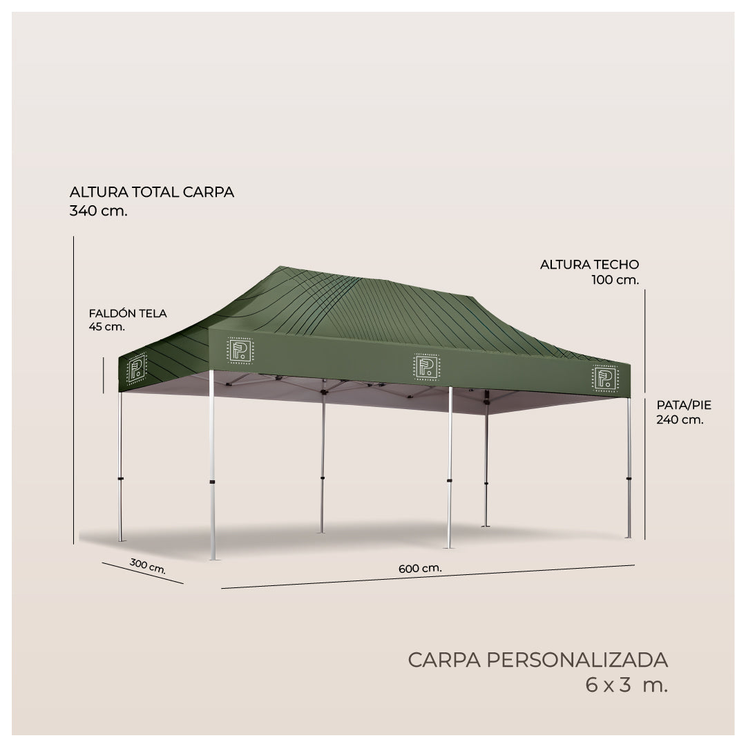 CARPA DE 3 x 6 m.