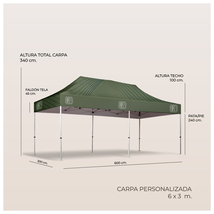 CARPA DE 3 x 6 m.