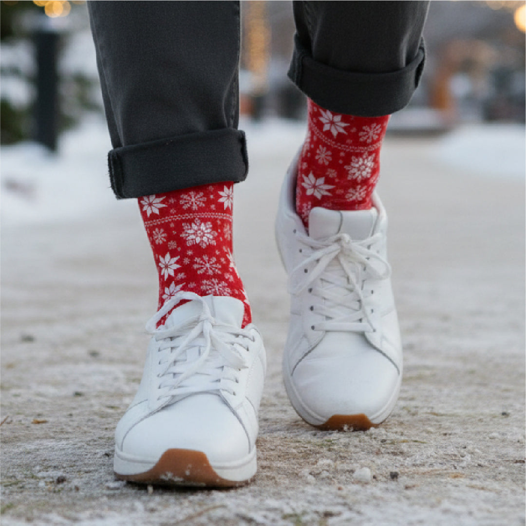 CALCETINES NAVIDAD – Copos Nieve