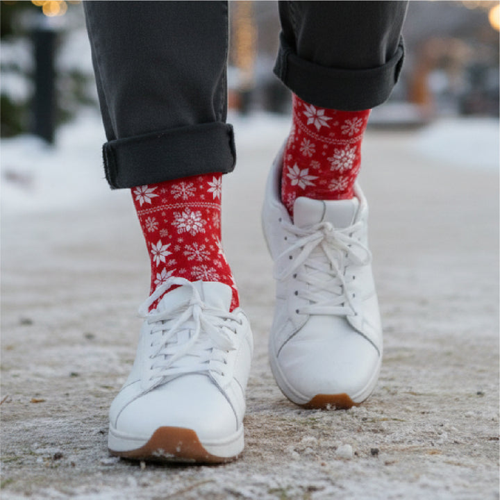 CALCETINES NAVIDAD – Copos Nieve