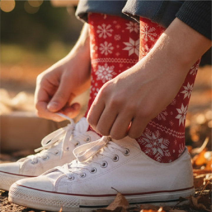 CALCETINES NAVIDAD – Copos Nieve