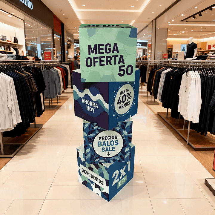 CUBO PUBLICITARIO (PACK COMPLETO)