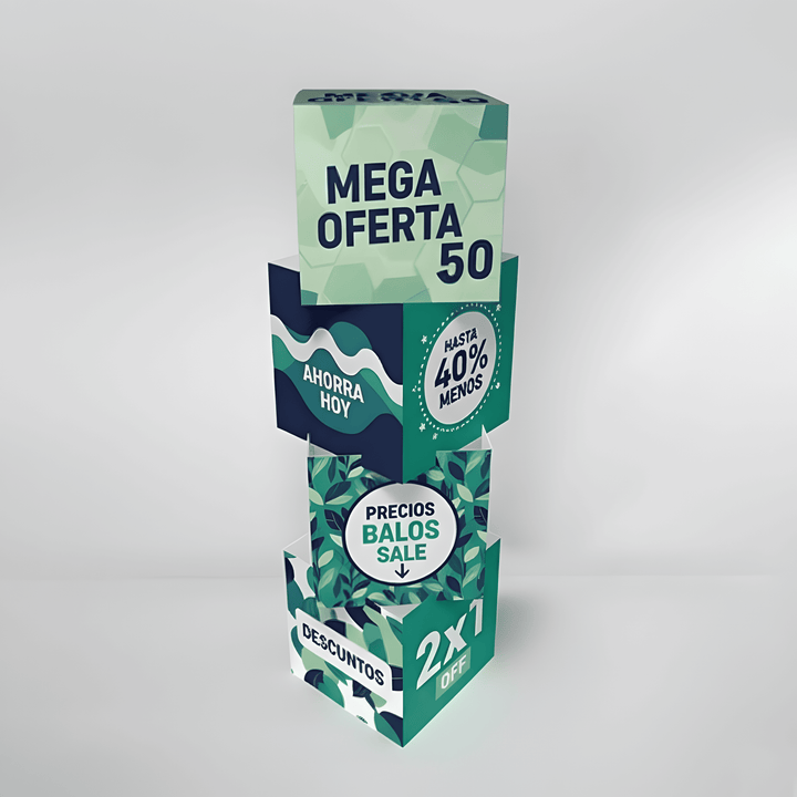 CUBO PUBLICITARIO (PACK COMPLETO)
