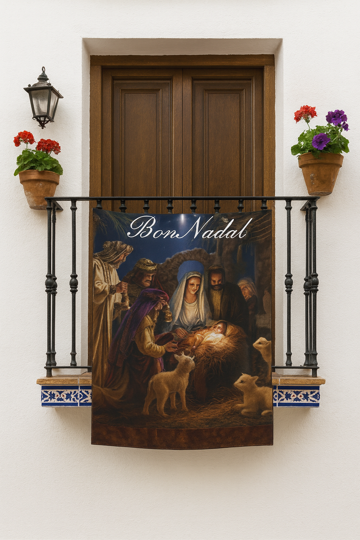 Balconera Nadal “Feliç Nadal" - 24 (CATALAN)