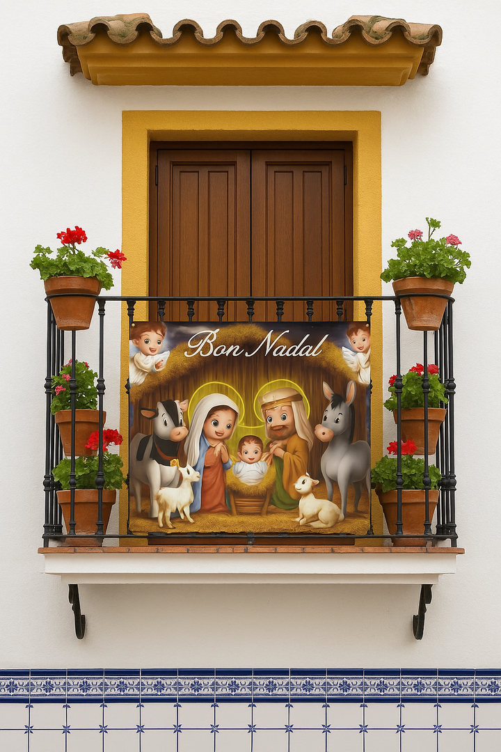 Balconera Nadal “Feliç Nadal" - 28 (CATALAN)