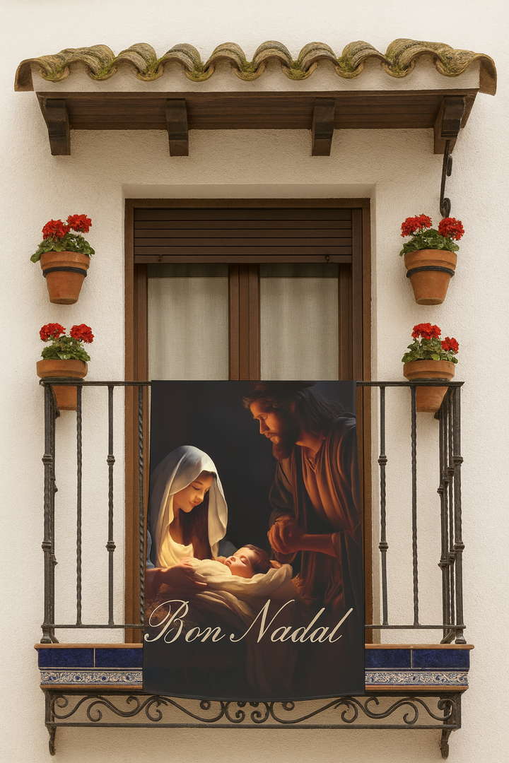 Balconera Nadal “Feliç Nadal" - 80 (CATALAN)