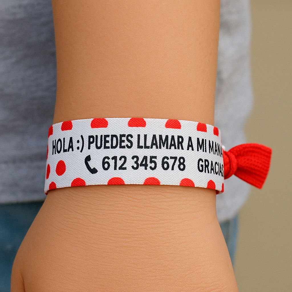 PULSERAS PERSONALIZADAS DE SUBLIMACION NIÑOS