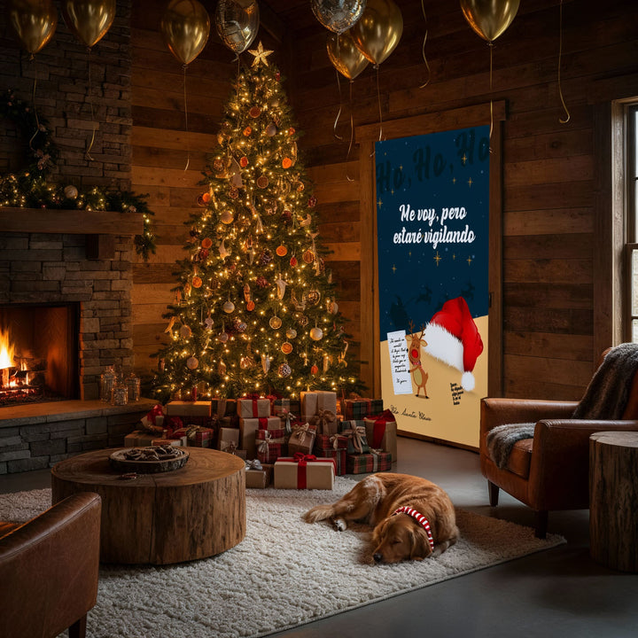 FUNDAS PUERTAS DE NAVIDAD🎄 - PAPA NOEL