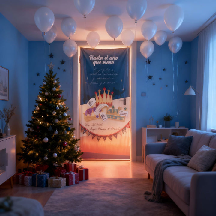 FUNDAS PUERTAS DE NAVIDAD - REYES MAGOS🎄