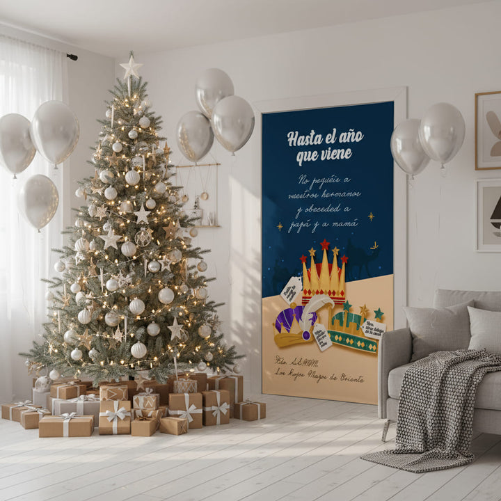 FUNDAS PUERTAS DE NAVIDAD - REYES MAGOS🎄