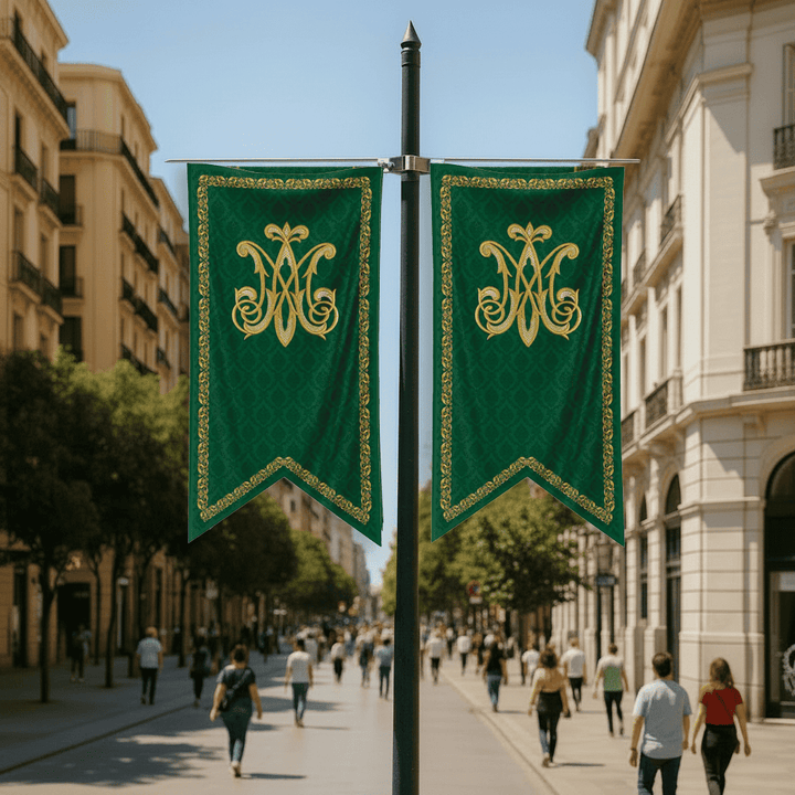 GALLARDETES AVE MARÍA VERDE III