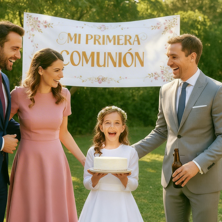 PANCARTA PRIMERA COMUNIÓN