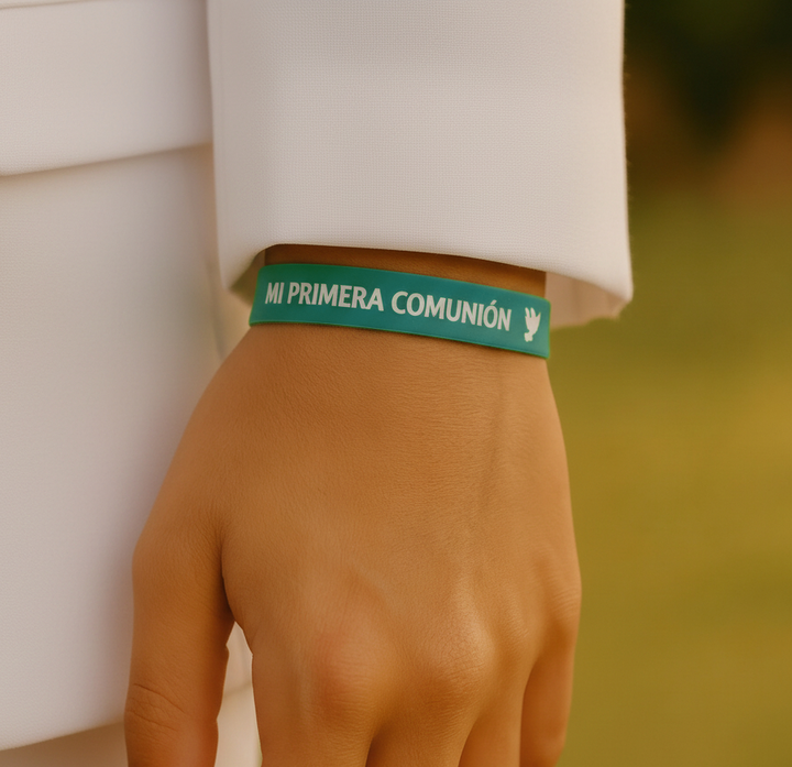 PULSERAS DE TELA COMUNIÓN
